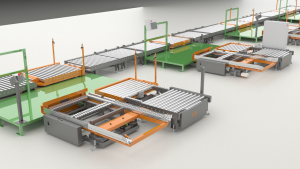 A packaging line at an ergonomic height? Even semi-automatic, but safe 